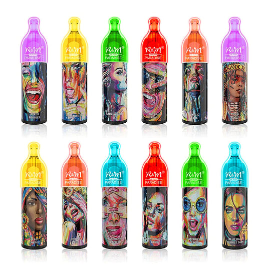 R&M PARADISE SUB OHM 10000 Puffs  5% Nicotine Disposable Vape