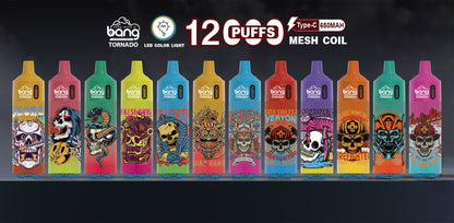 BangKing 12000 Puffs Smart Full Screen Turn Ice Wholesale Disposable Vape Puff 12k Prefilled Pod