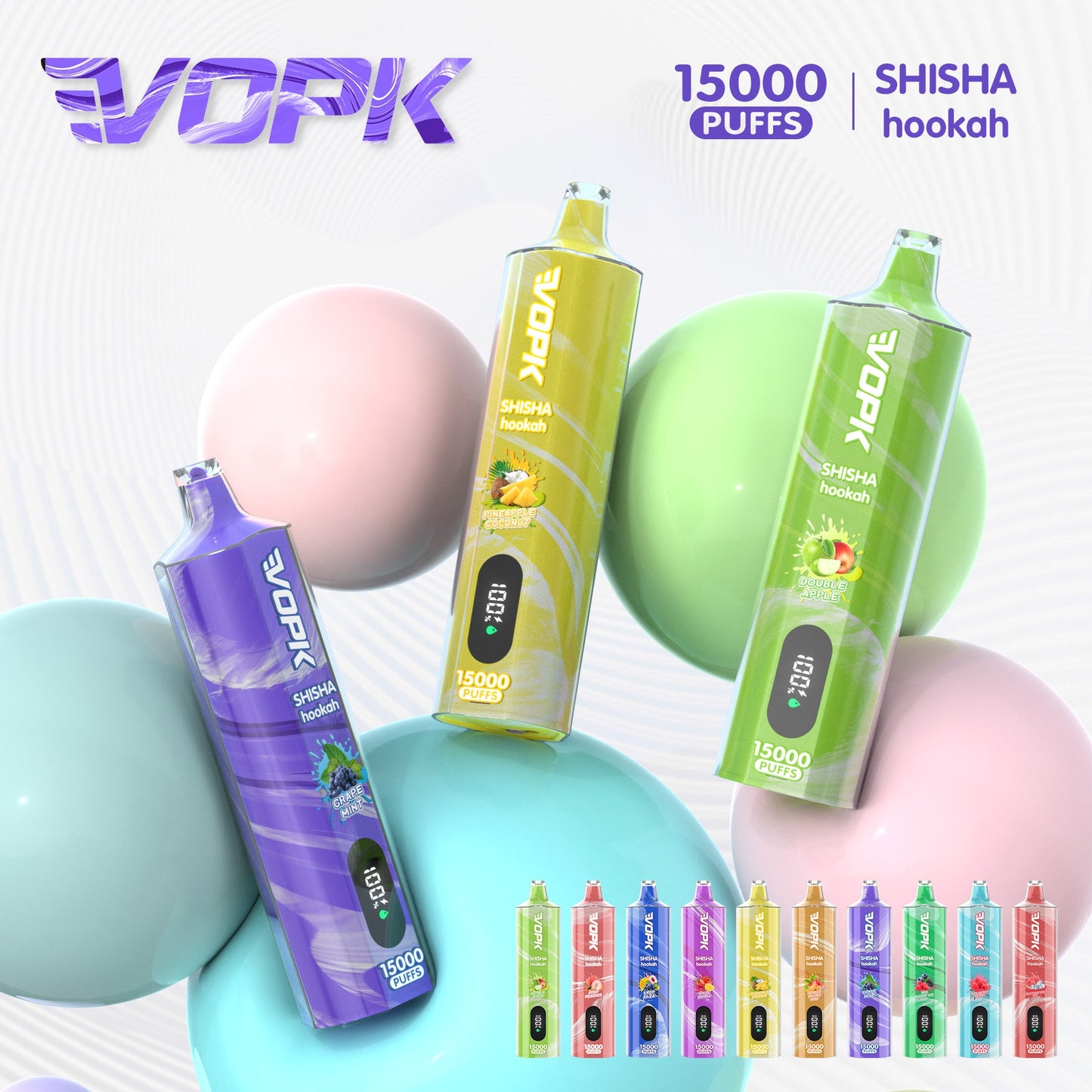 VOPK SHISHA  15000 Puffs Disposable Vape Wholesale