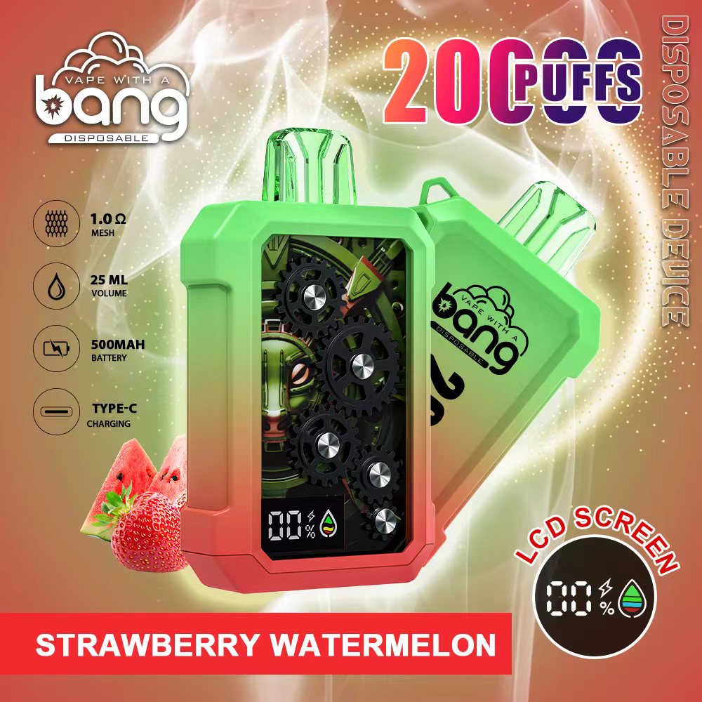 BANG Tick Tock 20000 Puffs Disposable Vape Wholesale-650mAh battery, 16ml E-liquid, Multiple Nicotine 12 Flavors