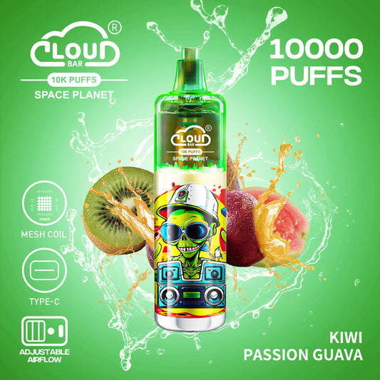 Cloud Multi Flavor 10000 Puffs  5% Rechargeable Cigarettes Vapor Electronic Vapes Pen 18ml for Cigarettes Lovers