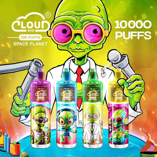 Cloud Multi Flavor 10000 Puffs  5% Rechargeable Cigarettes Vapor Electronic Vapes Pen 18ml for Cigarettes Lovers