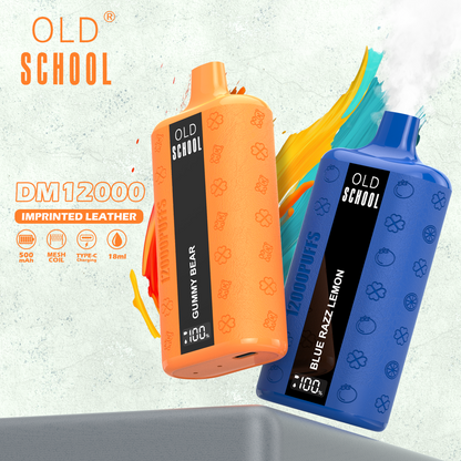 OLD School Leather 12000 Puffs Disposable Vape Wholesale