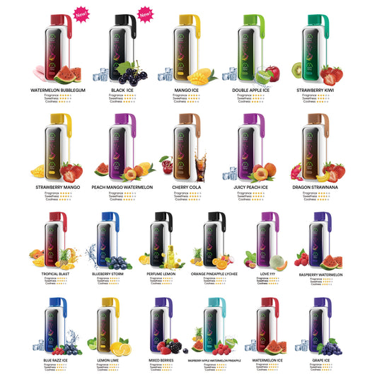 VOZOL STAR 20000 Puffs Disposable Vape(0% to 5% Nicotine) 650mAh  20ml of e-liquid 22 Flavors Wholesale