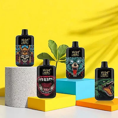 R&M Monster 6000 Puffs  5% Nicotine Rechargeable Disposable vape