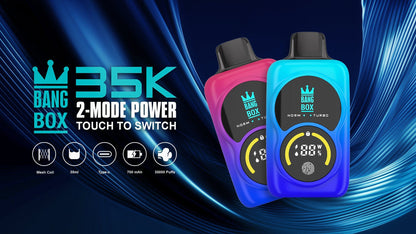 Bang Box 35000 Puffs Disposable Vape - 35ml E-Liquid, 700mAh Disposable Vape 12 Flavors