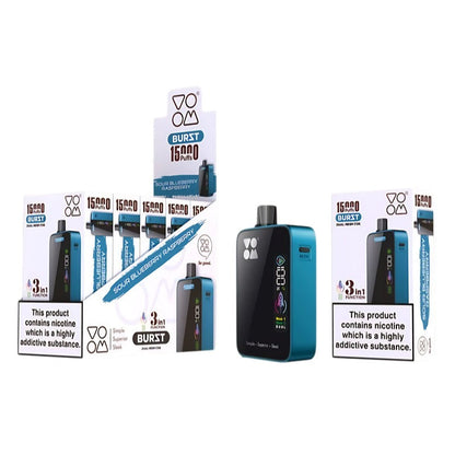 VOOM BURST 15000 Puffs Disposable Vape Wholesale-650mAh Battery, 20ml E-liquid, Multiple Nicotine 20 Flavors