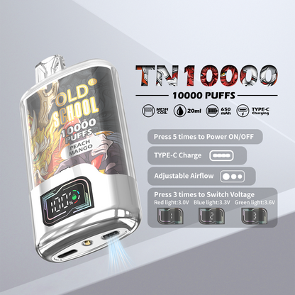 OLD School TN10000 Puffs Disposable Vape Wholesale