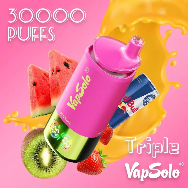 Vapsolo Triple 30k 30000 Puffs Disposable Vape 15 Flavors Good Price
