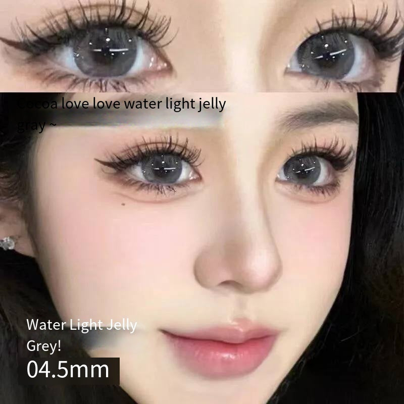 Natural beauty mixed green color contact lenses European and American style hot contact lenses small and large diameter on the eyes color does not hurt the eyes (2)
