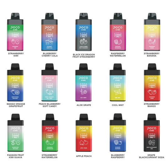 POCO BL 10000 Puffs EU Warehouse  Disposable Vape Wholesale-650mAh Battery, 20ml E-liquid, Multiple Nicotine 15 Flavors