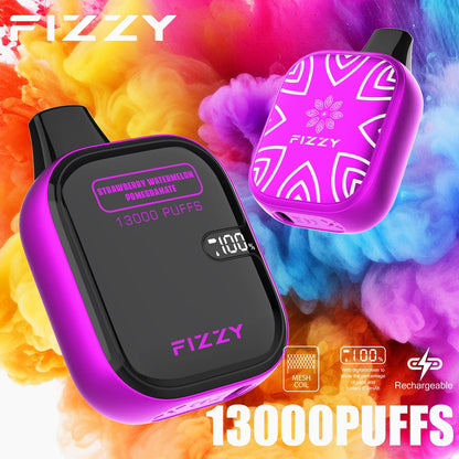 FIZZY BOOM 13000 Puffs Disposable Vape Wholesale-650mAh Battery,21ml E-liquid,Multiple Nicotine 12 Flavors