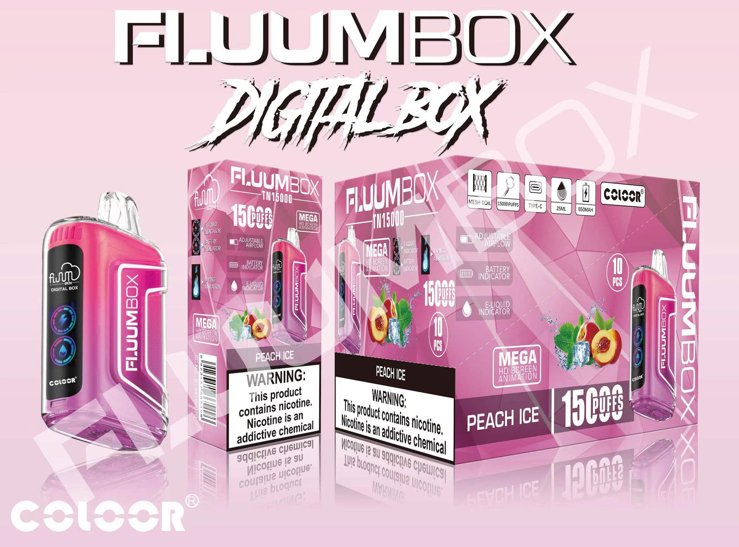 FLUUM BOX 15000 Puffs Disposable Vape Wholesale
