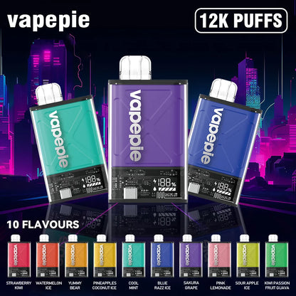 😈VAPEPIE Ultra 12000 PUFFS (Over 70,000 positive reviews)