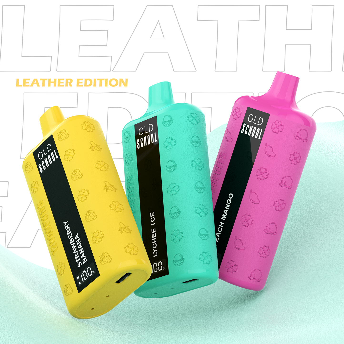 OLD School Leather 12000 Puffs Disposable Vape Wholesale