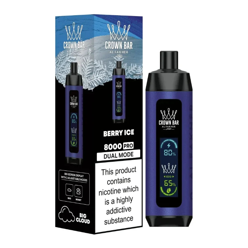 Al Fakher Crown Bar Pro 8000 Puffs Disposable Vape