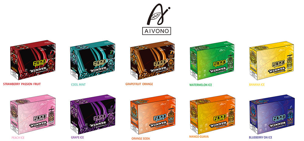 AIVONO AIM WINNER 6000Puffs Disposable Vape Wholesale