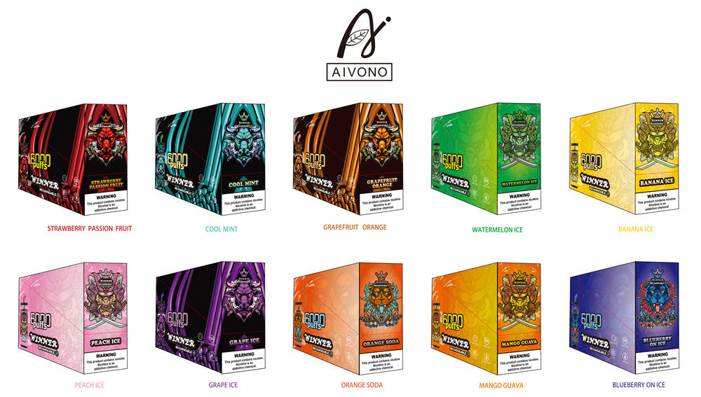 AIVONO AIM WINNER 6000Puffs Disposable Vape Wholesale