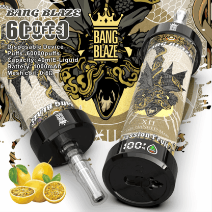 BANG BLAZE 60000 Puffs Disposable Vape Wholesale-1000mAh Battery,40ml E-liquid,Multiple Nicotine 10 Flavors