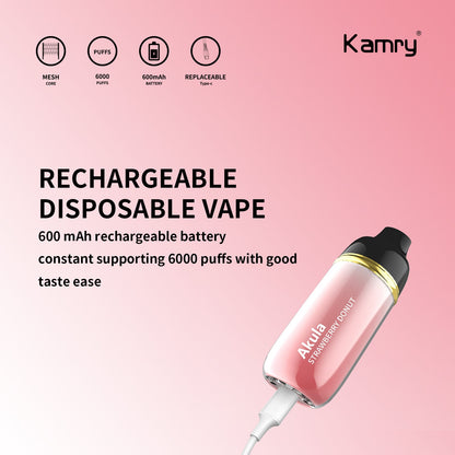 Kamry Akula 6000 Puffs Disposable Vape Wholesale