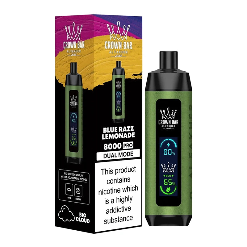 Al Fakher Crown Bar Pro 8000 Puffs Disposable Vape