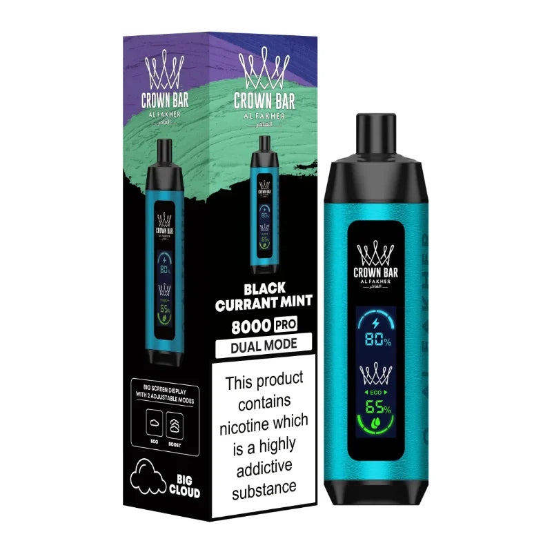Al Fakher Crown Bar Pro 8000 Puffs Disposable Vape