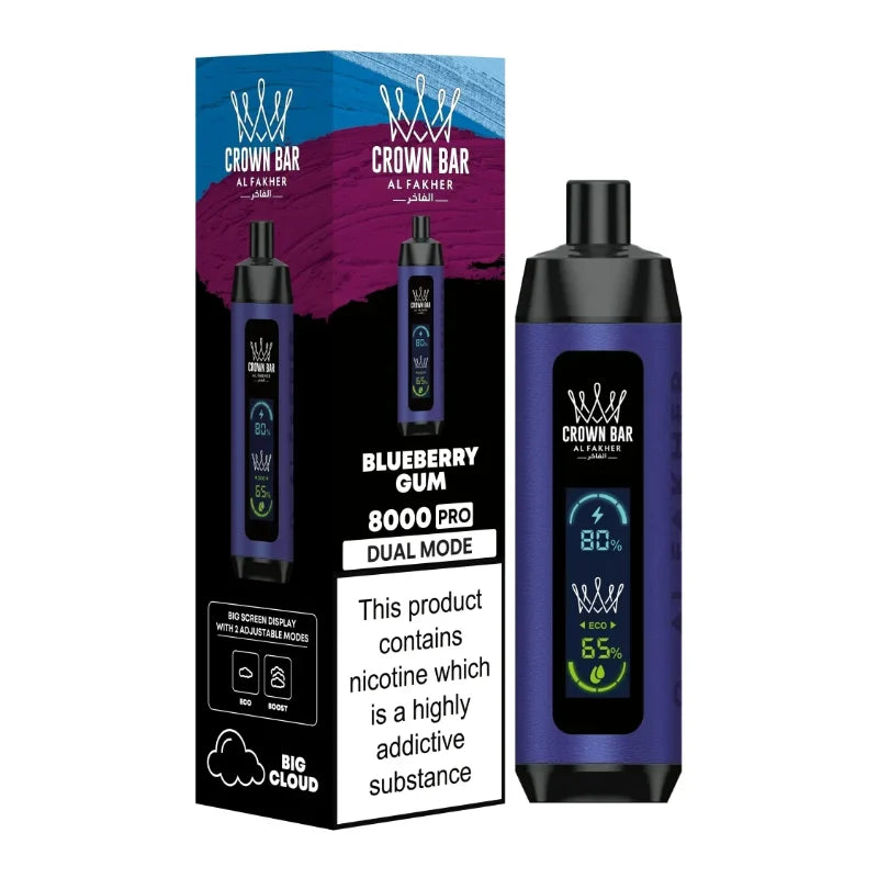 Al Fakher Crown Bar Pro 8000 Puffs Disposable Vape