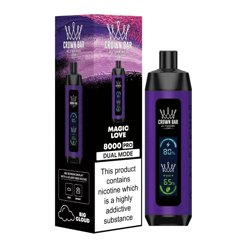 Al Fakher Crown Bar Pro 8000 Puffs Disposable Vape