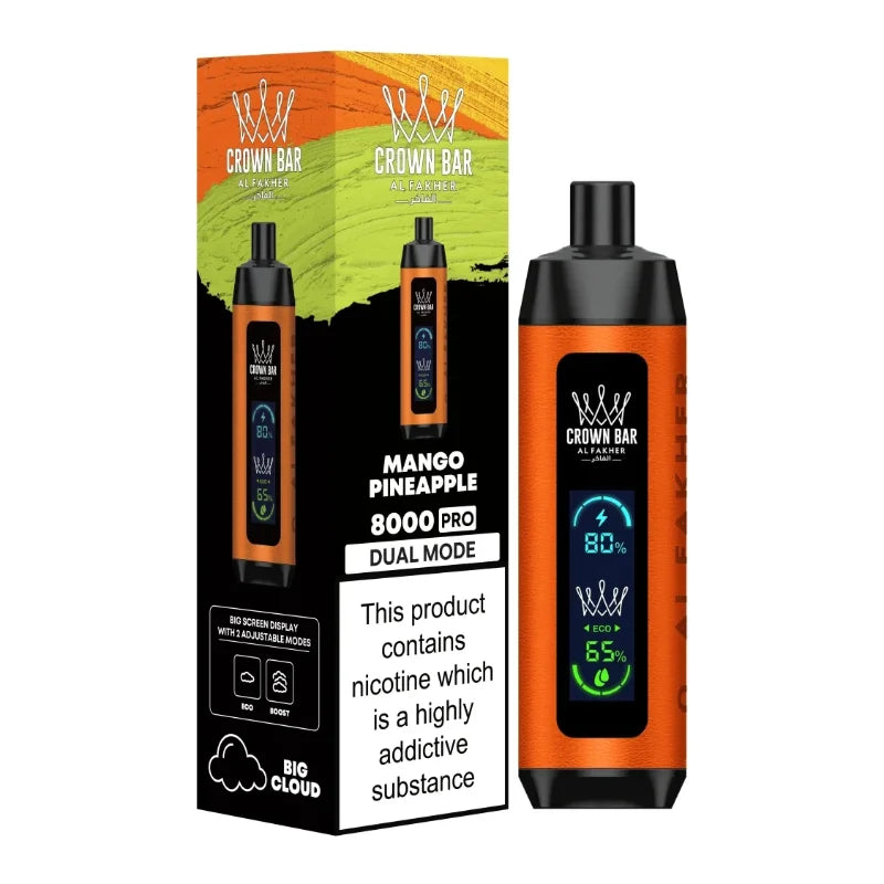 Al Fakher Crown Bar Pro 8000 Puffs Disposable Vape