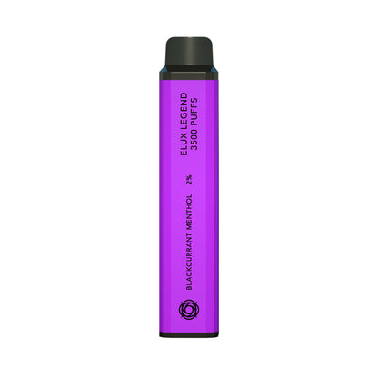 Elux Legend 3500 Puffs 0% Nicotine Disposable Vape Box Of 10