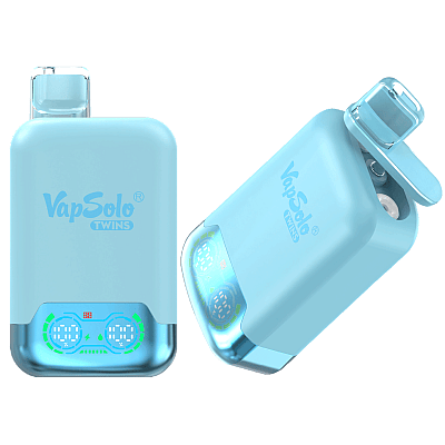 VapSolo Twins 20K Puffs Disposable Vape | Dual Flavors,Airflow Control,Smart Display Screen