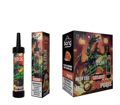 Bang 36000 Puff Dtl Disposable Vapes E Cigarettes Sub Ohm Mesh Coil 40ml 36k Puff