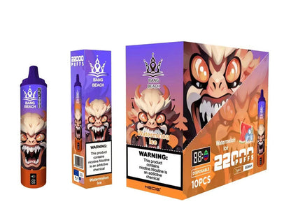 Bang Beach 22000 Puffs Disposable Electronic Cigarette Puff 22k With Smart Screen 36ml