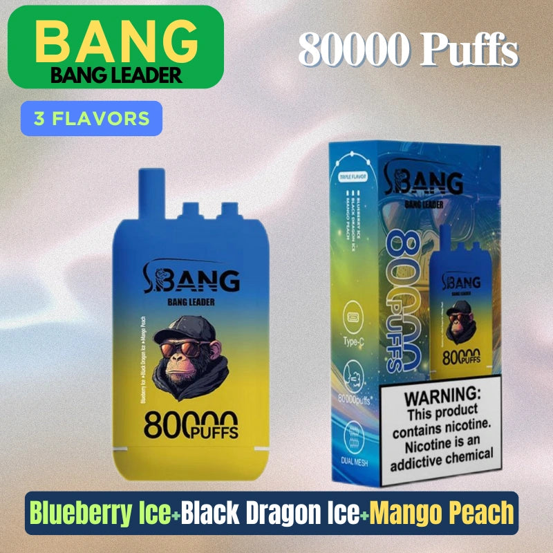 Bang bangleader 80000 Puffs Triple Flavors Disposable Price Super Sale
