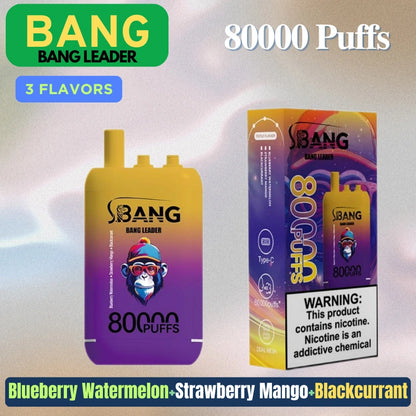 Bang bangleader 80000 Puffs Triple Flavors Disposable Price Super Sale
