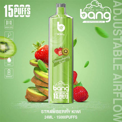 Bang SHISHA 15000 Disposable Vape 0.6 Ω 600 mAh  15 mL  Rechargeable Type-c  20   Flavors