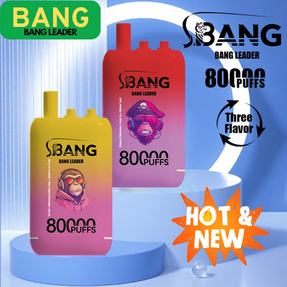 Bang bangleader 80000 Puffs Triple Flavors Disposable Price Super Sale