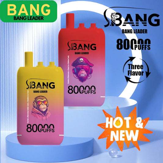 Bang bangleader 80000 Puffs Triple Flavors Disposable Price Super Sale