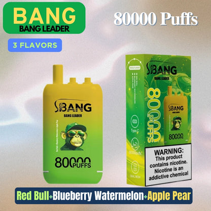 Bang bangleader 80000 Puffs Triple Flavors Disposable Price Super Sale