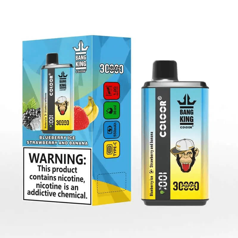 Bang King 30000 Puffs Disposable Vape - 36ml E-Liquid, 550mAh Battery
