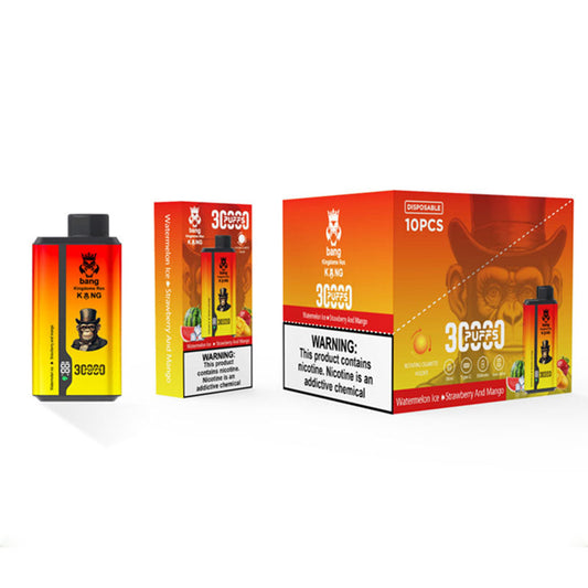 Bang Kingdom Rex 30000 – 30K Puffs Disposable Vape | 0%-5% Nicotine  36mL 650mAh  12Flavors