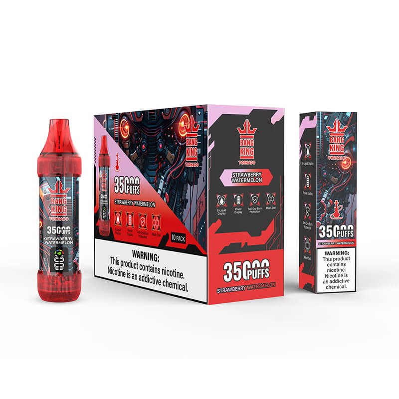 Bang King 35000 Puffs Disposable Vape(0%-5% Nicotine) - 35ml E-Liquid, 700mAh Battery 12 Flavors