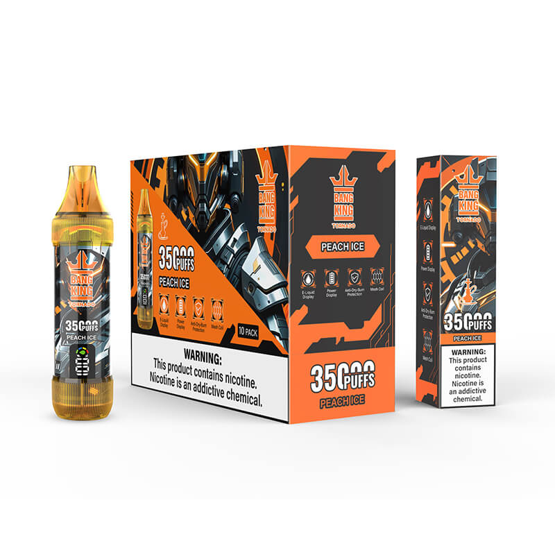 Bang King 35000 Puffs Disposable Vape(0%-5% Nicotine) - 35ml E-Liquid, 700mAh Battery 12 Flavors