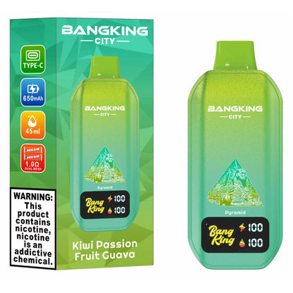 Bang King City 50000 Puffs Disposable Vape - 45ml E-Liquid, 650mAh Battery