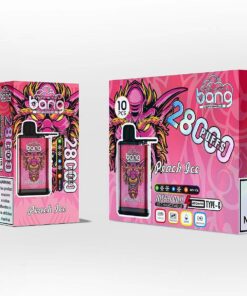Bang 28000 Puffs Disposable Vape(0% to 5% Nicotine) - 30ml E-Liquid, 650mAh Battery 12 Flavors