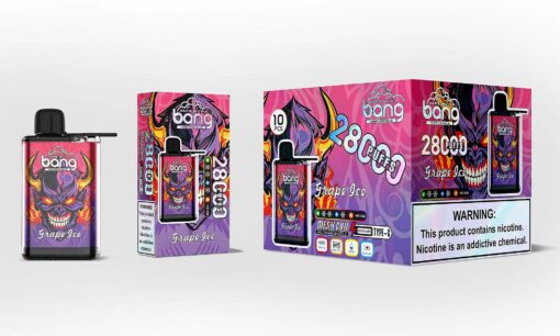 Bang 28000 Puffs Disposable Vape(0% to 5% Nicotine) - 30ml E-Liquid, 650mAh Battery 12 Flavors