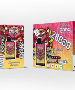 Bang 28000 Puffs Disposable Vape(0% to 5% Nicotine) - 30ml E-Liquid, 650mAh Battery 12 Flavors