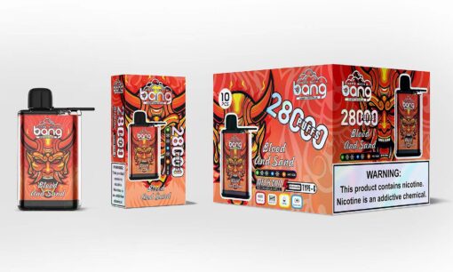Bang 28000 Puffs Disposable Vape(0% to 5% Nicotine) - 30ml E-Liquid, 650mAh Battery 12 Flavors