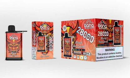 Bang 28000 Puffs Disposable Vape(0% to 5% Nicotine) - 30ml E-Liquid, 650mAh Battery 12 Flavors