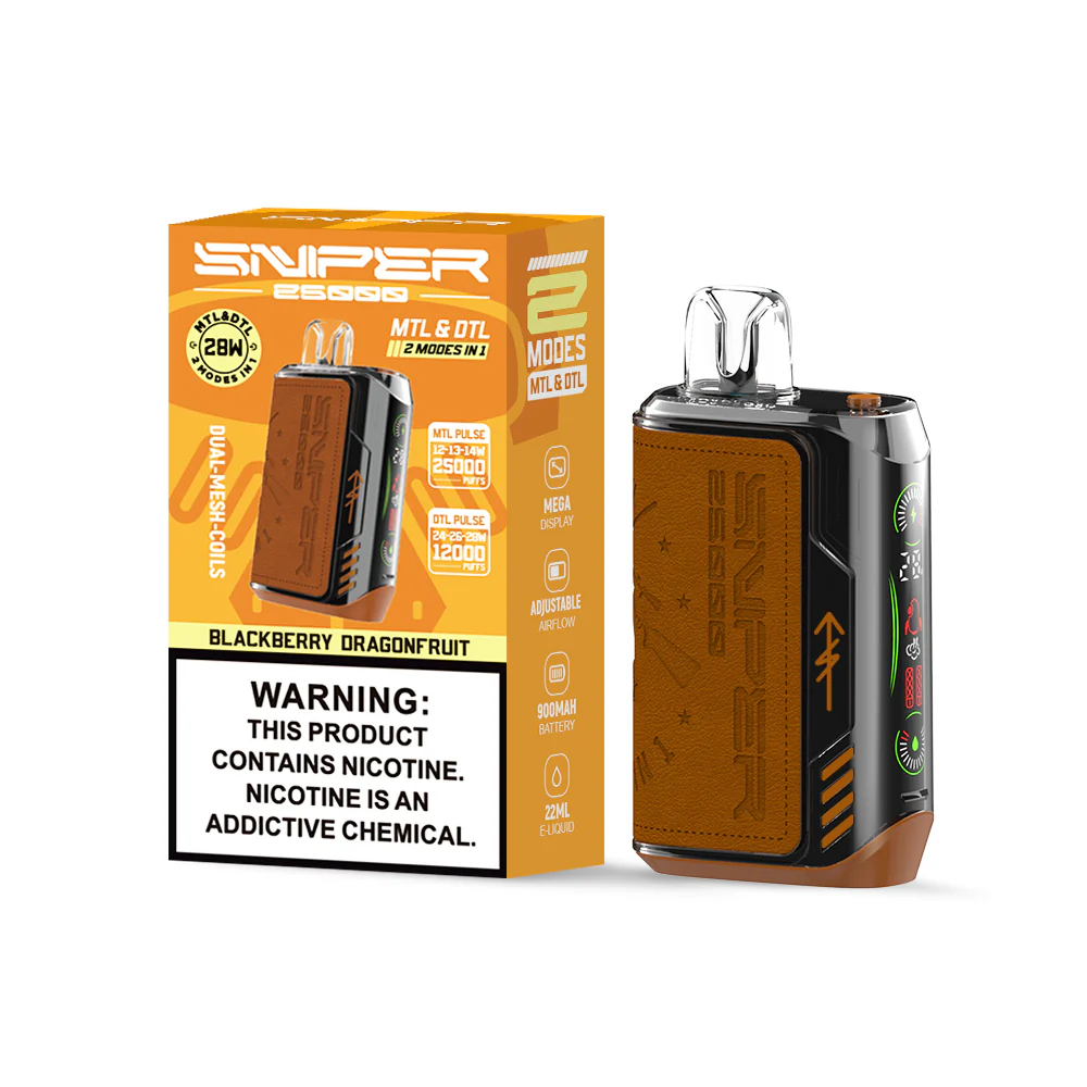 Vapmod Sniper 25000 Puffs Rechargeable Disposable Kit